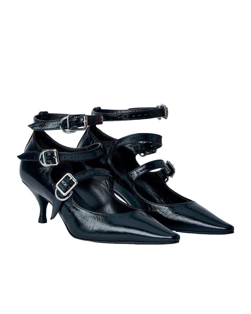 Vivienne Westwood Blue Napoli Strappy Heeled Pumps