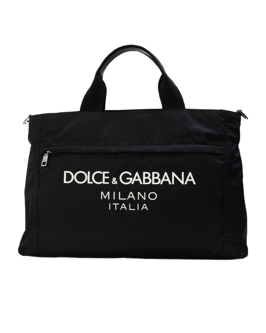 Dolce & Gabbana Black Logo Travel Bag for men