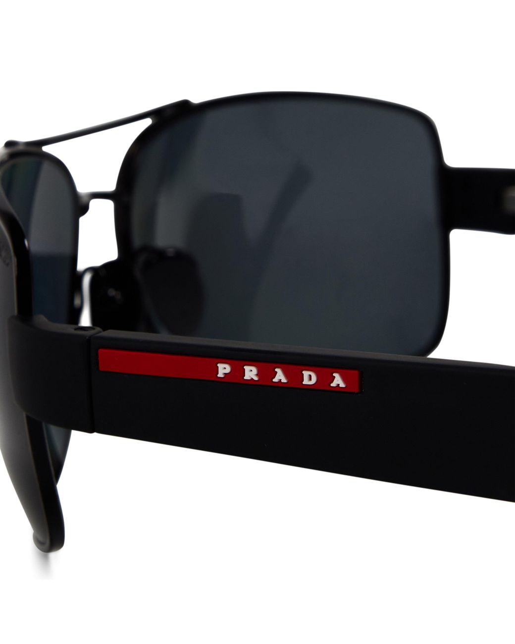 Prada White Wrap Sunglasses for men