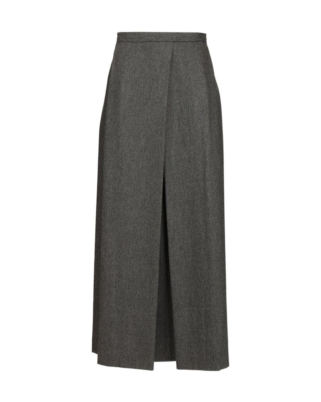 Emporio Armani Gray Midi Skirt