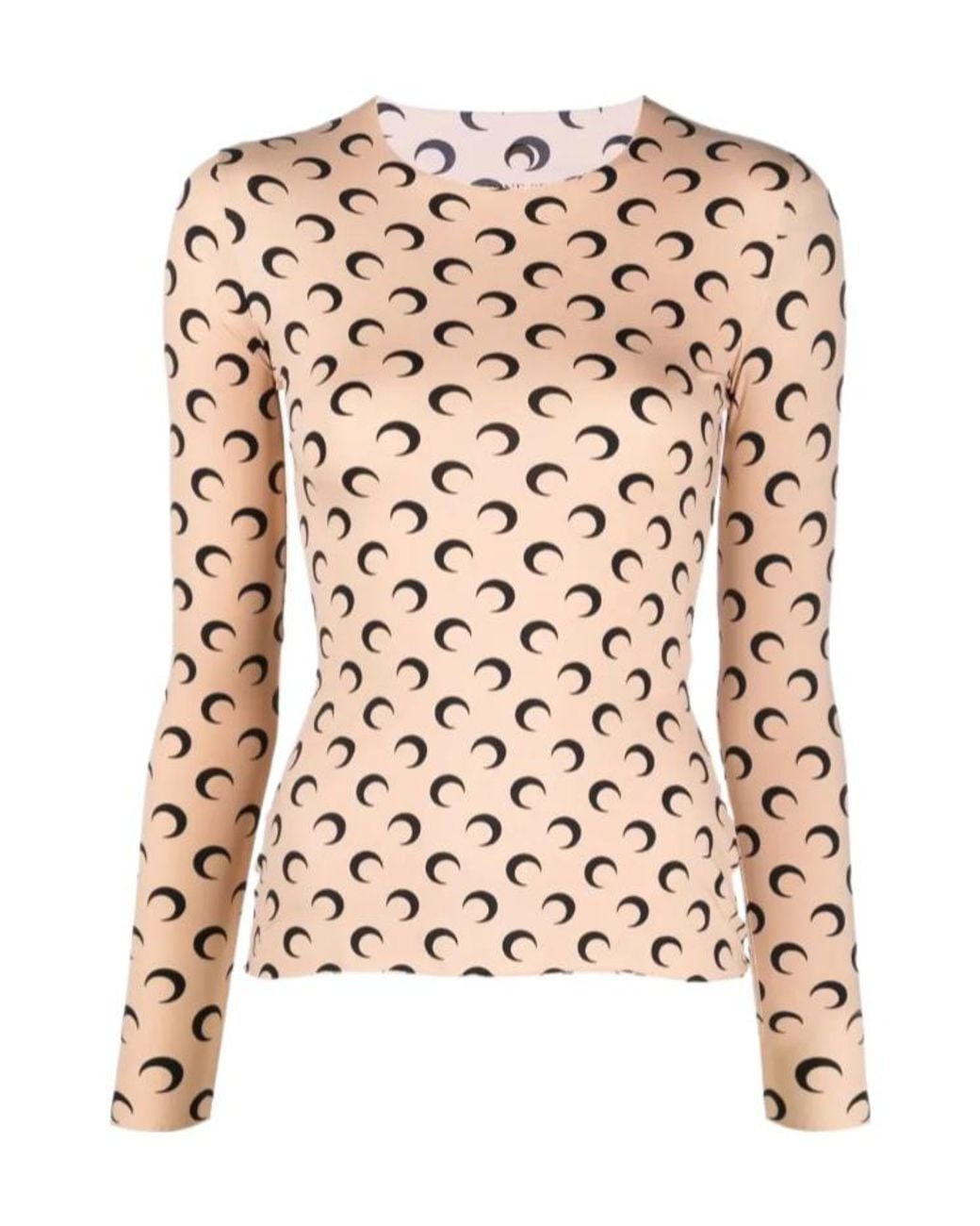 MARINE SERRE Multicolor Printed Crew-Neck T-Shirt