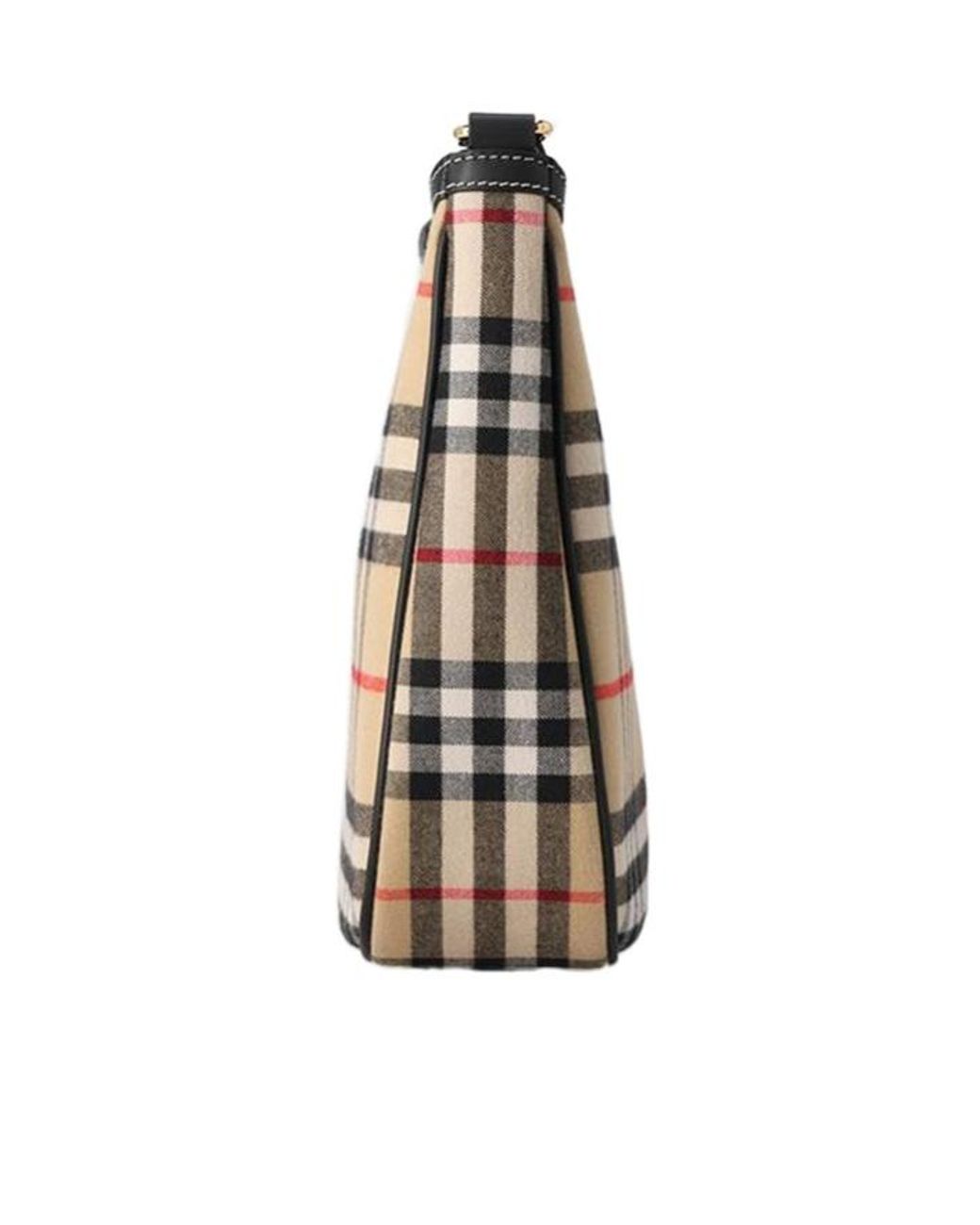 Burberry Black Zippered Shoulder Bag