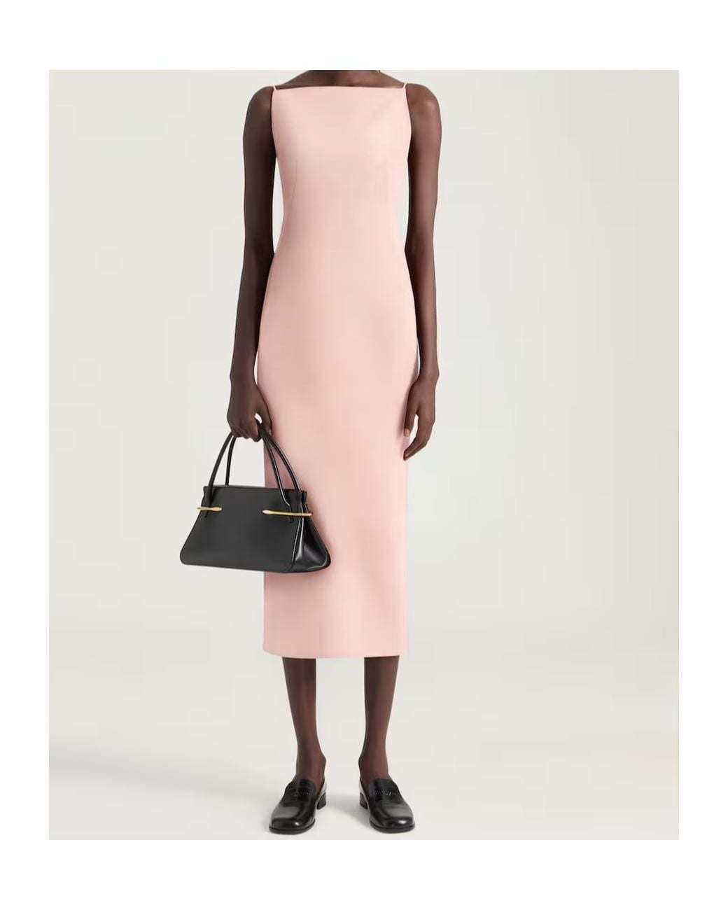 Givenchy Pink Sliced Midi Dress