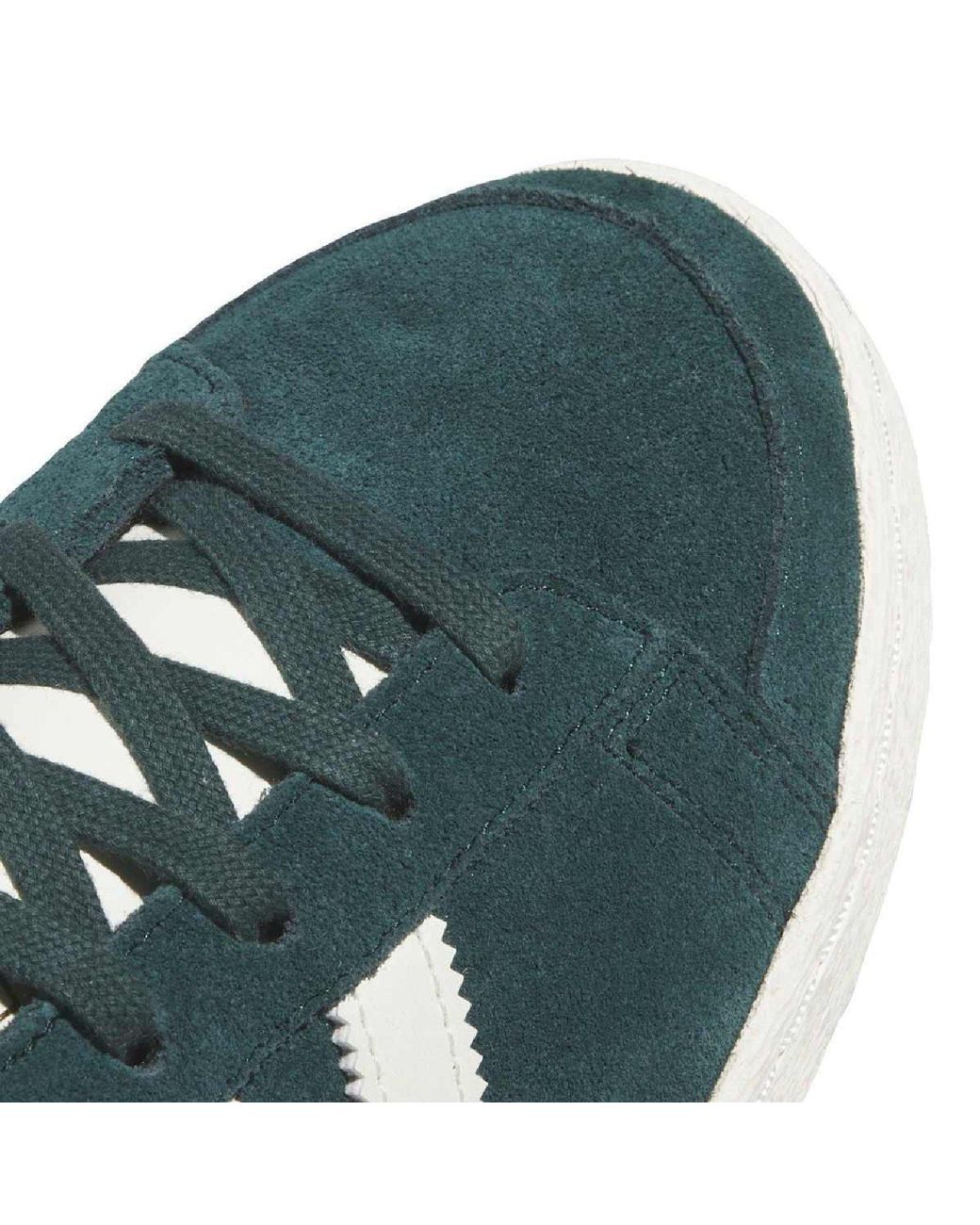 Adidas Originals Green Suede Lowtop Sneakers