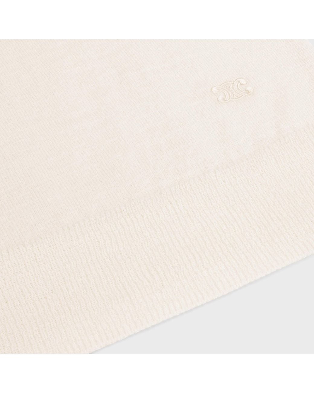 Céline White Turtleneck Sweater