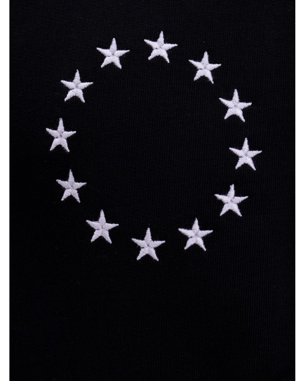 Etudes Studio Blue Études Studio Logo Embroidered Drawstring Hoodie for men