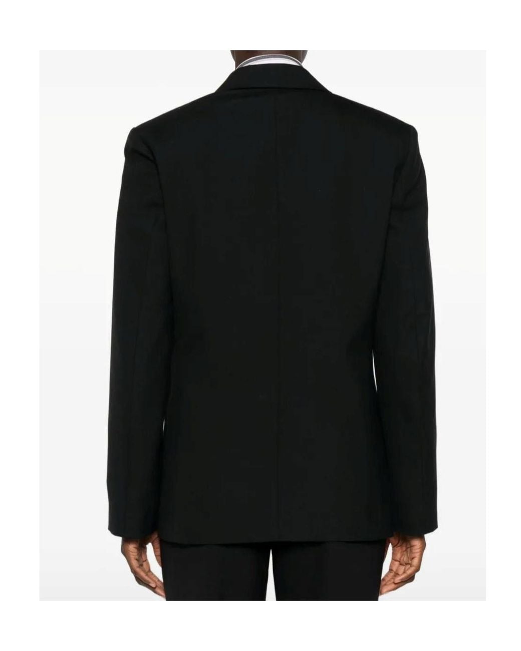 Alberta Ferretti Black Single-Breasted Blazer