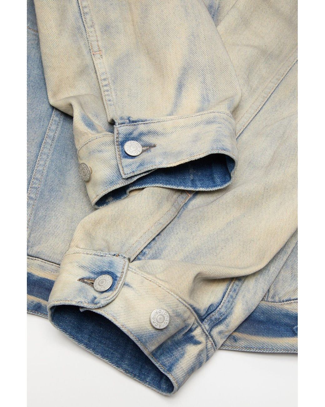 Acne Blue Oversized Fit Denim Jacket for men