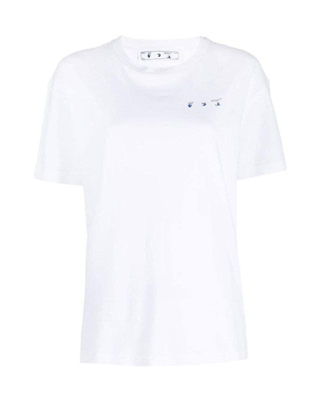 Off-White c/o Virgil Abloh White Floral Arrows T-Shirt