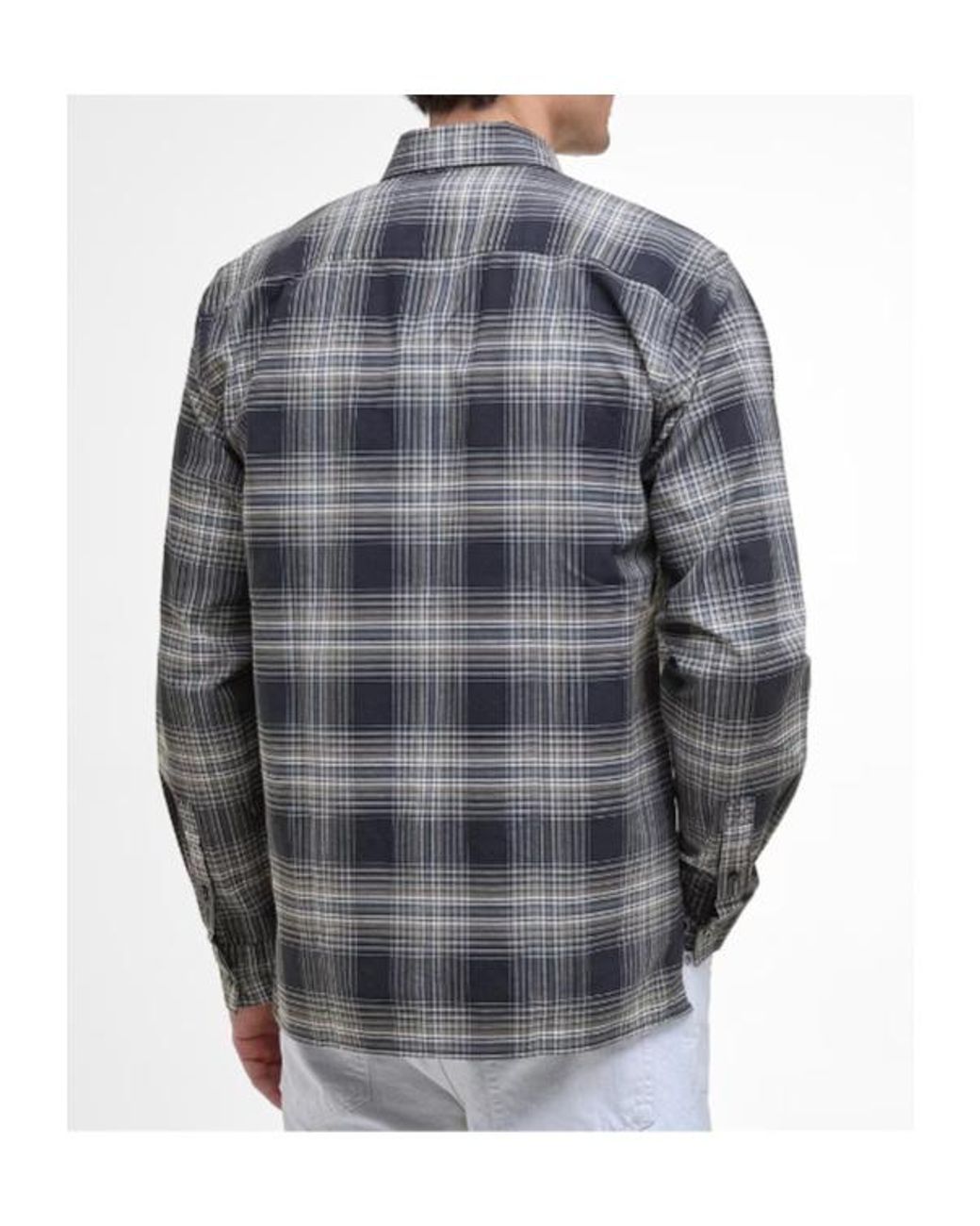 Barbour Blue Hall Check Long-Sleeved Shirt for men