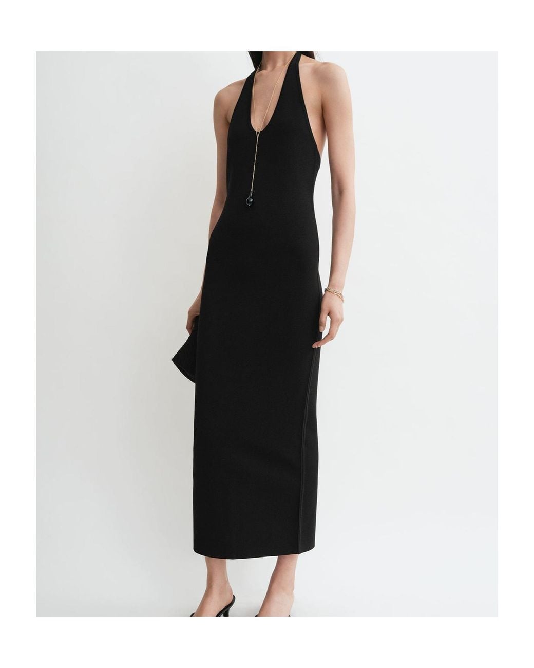 Totême  Black Slip Dress