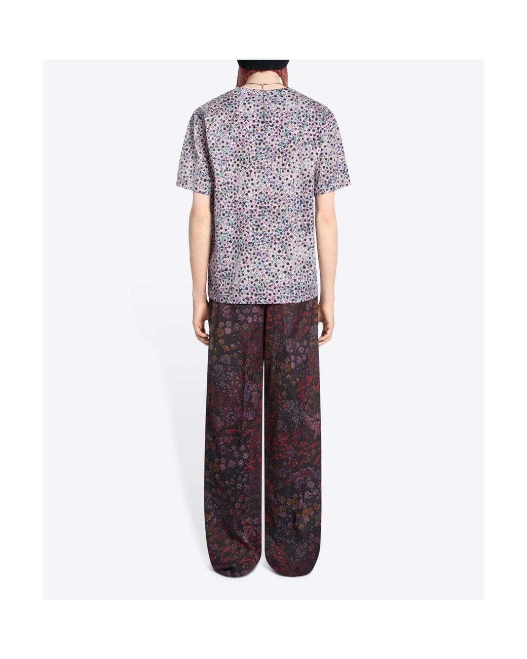 Dries Van Noten Purple Regular Fit Cotton T-Shirt for men