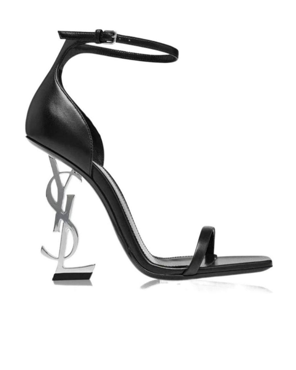 Saint Laurent White Opyum High-Heeled Sandals
