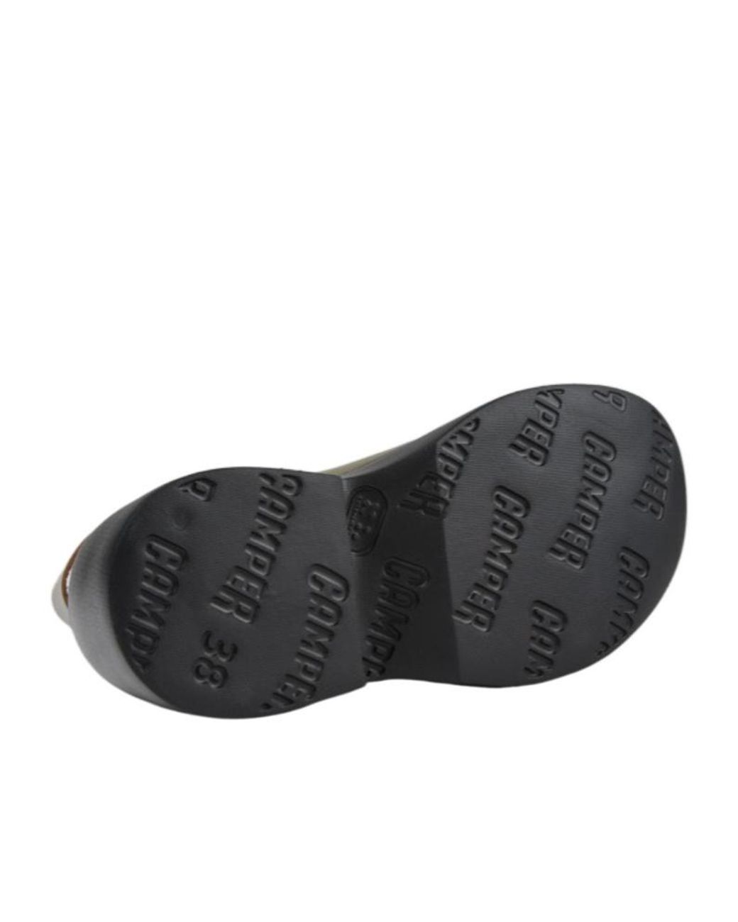 Camper Green Tasha Leather Sandals