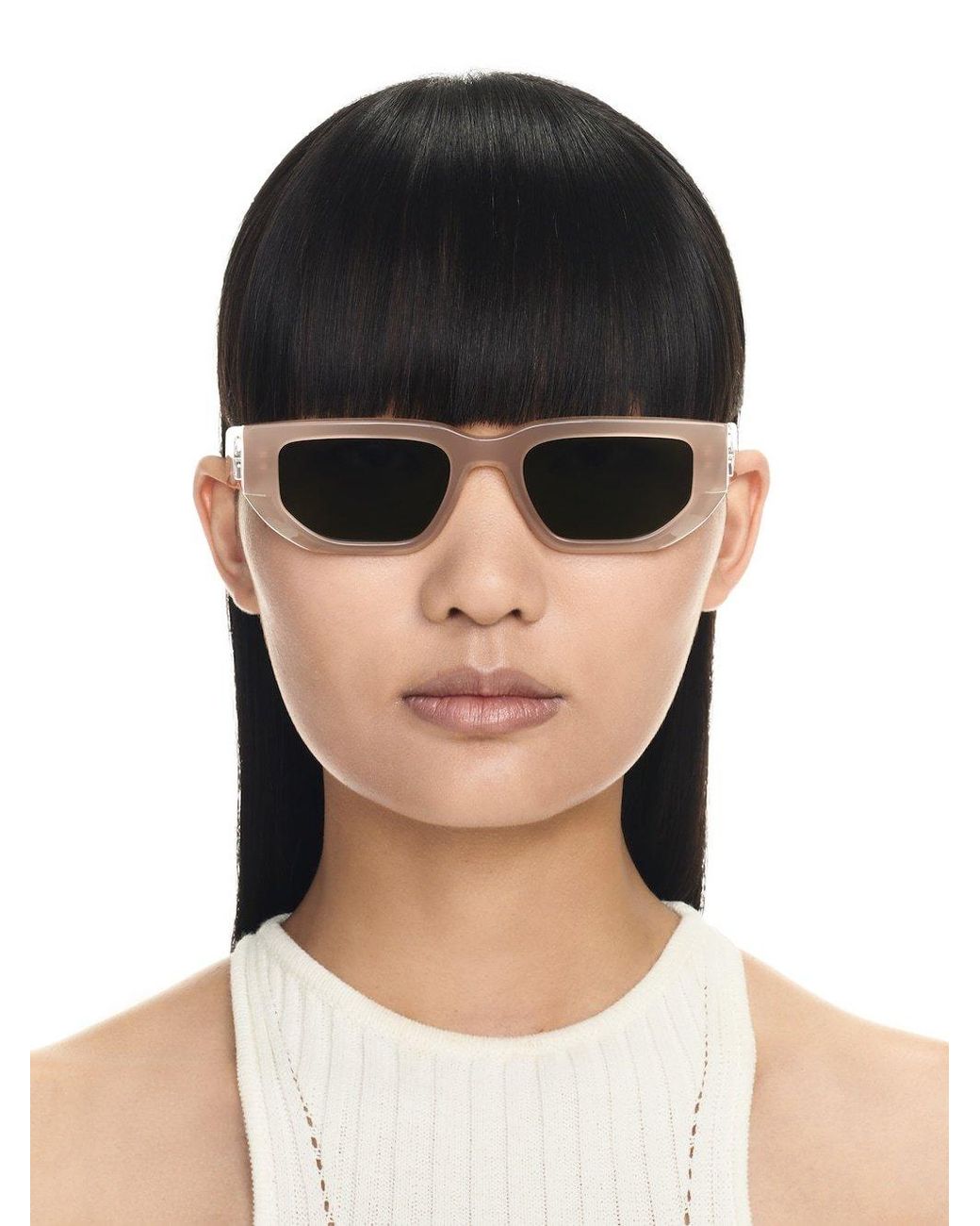 Off-White c/o Virgil Abloh Green Greeley Rectangular Frame Sunglasses for men