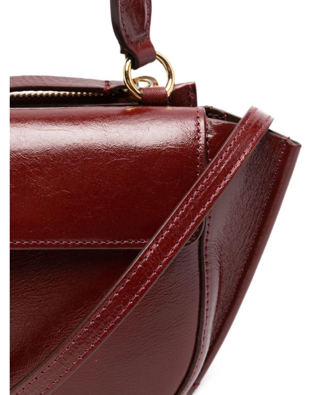 Wandler Red Flap Shoulder Bag
