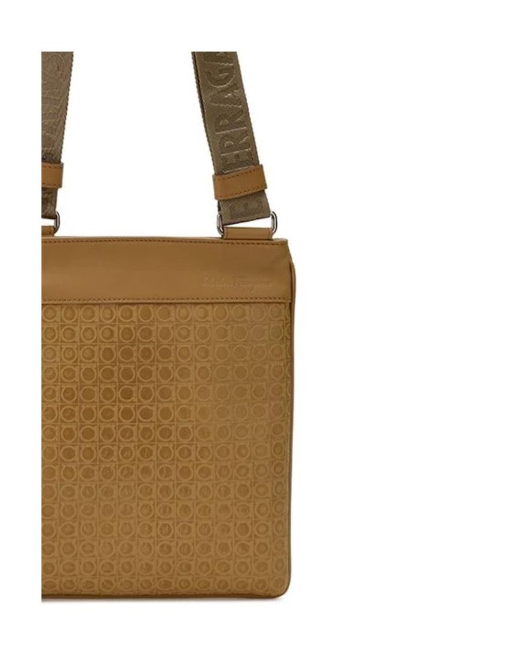 Ferragamo Metallic Logo Shoulder Bag
