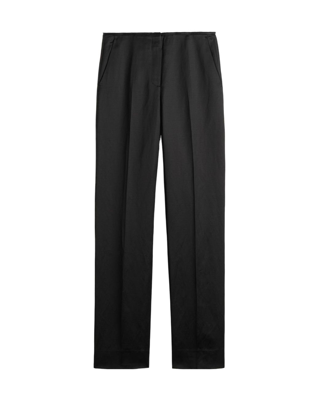 Totême Black Totême Straight-Leg Pants
