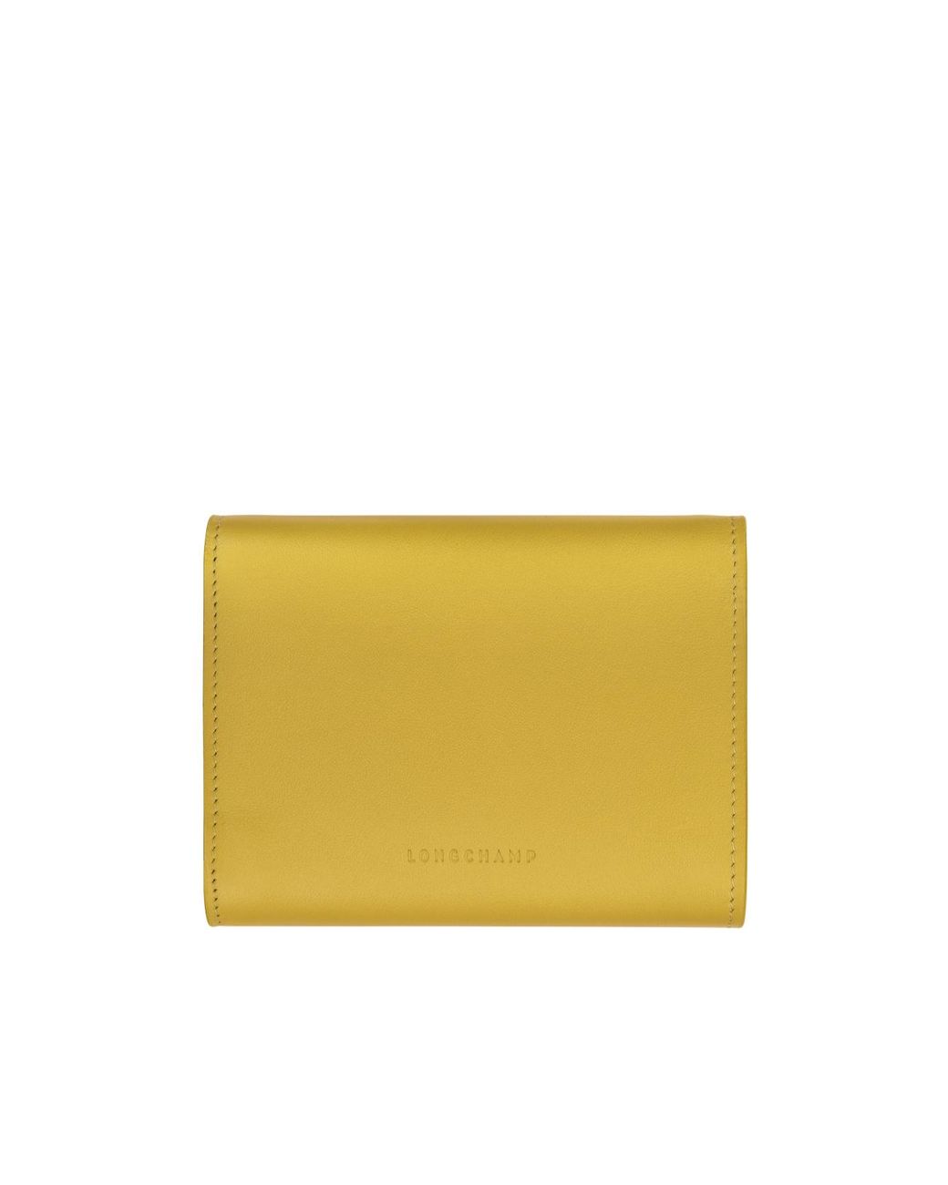 Longchamp Yellow Le Roseau Wallet