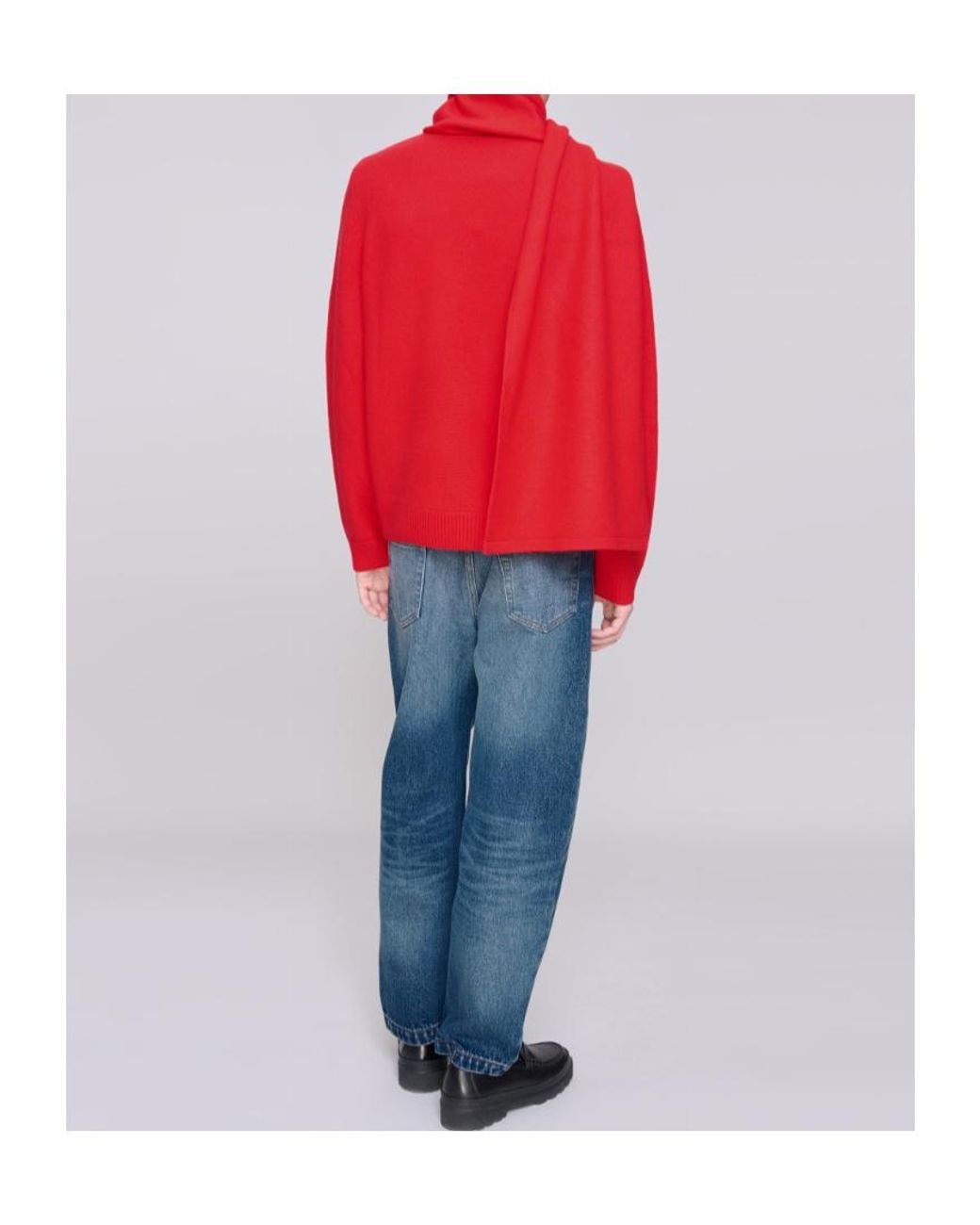 A.P.C. Red Edward Sweater for men