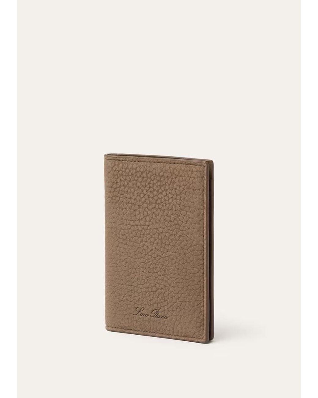 Loro Piana Brown Extra Bifold Cardholder for men