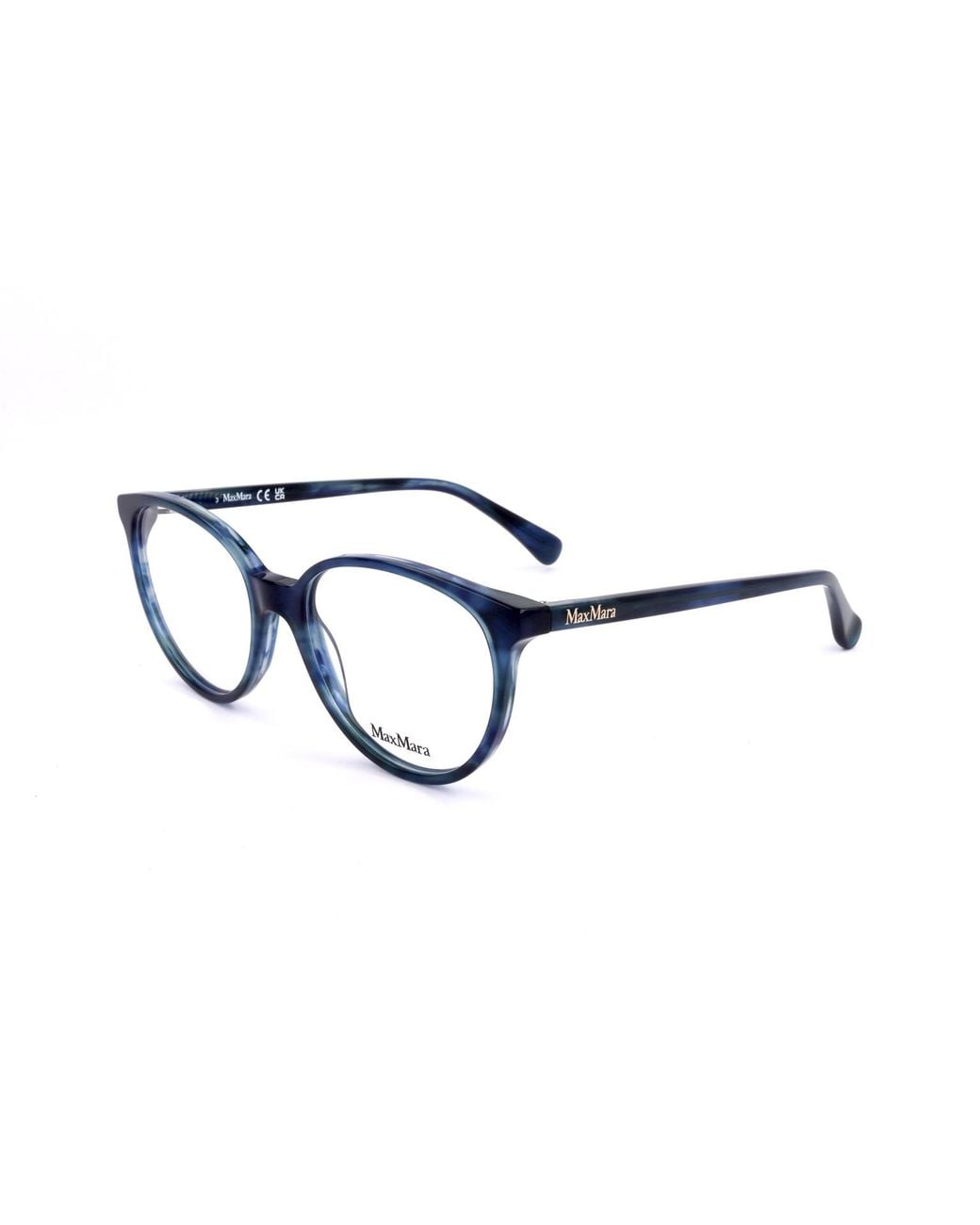 Max Mara White Cat-Eye Frame Glasses