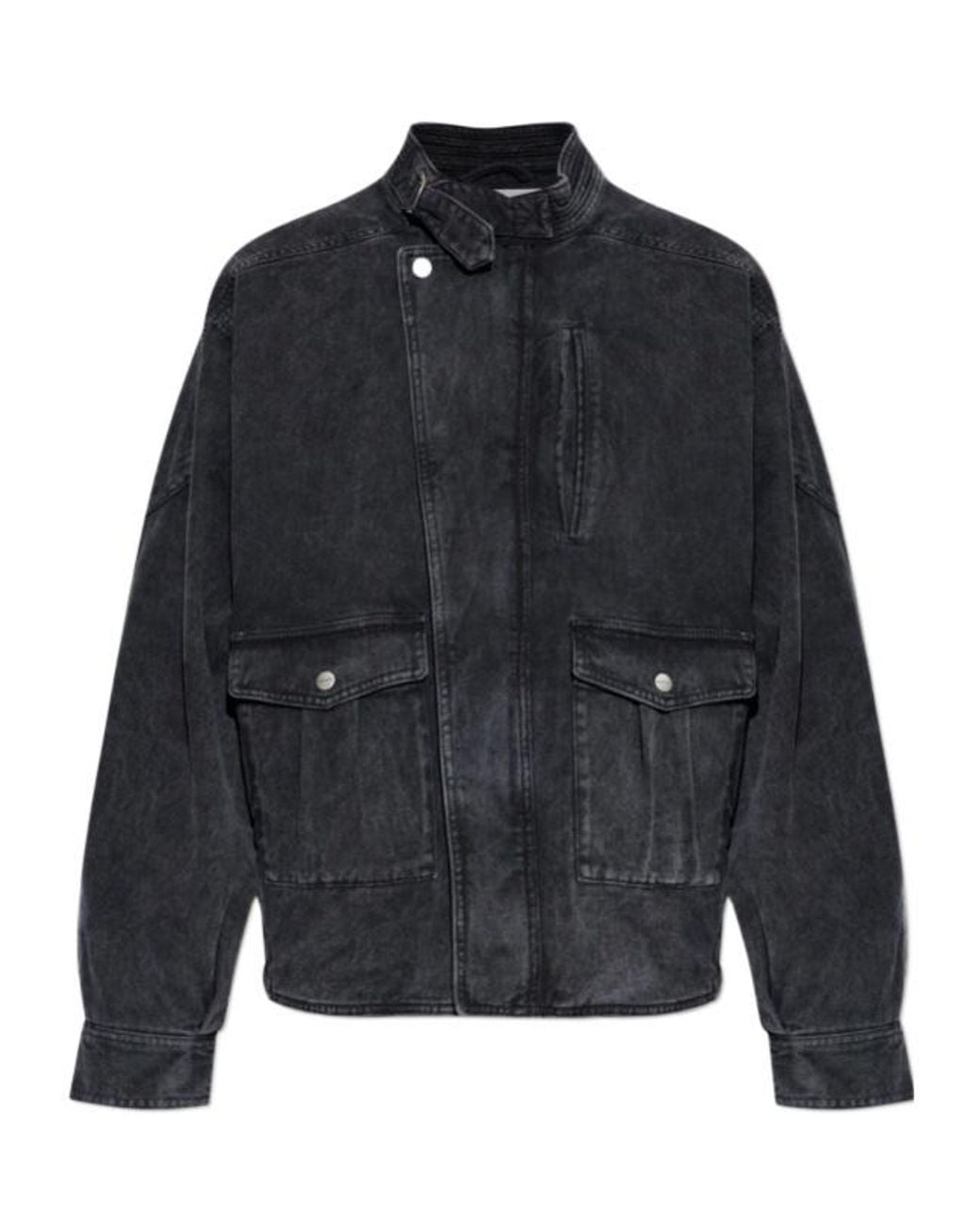 Isabel Marant Blue Isaiah Oversized Denim Jacket for men