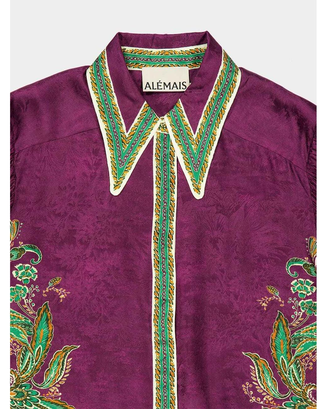 ALÉMAIS Purple Long-Sleeved Shirt