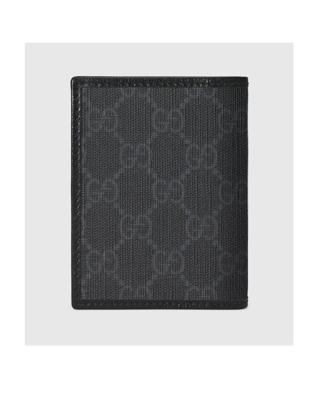 Gucci Black Gg Supreme Canvas Wallet for men