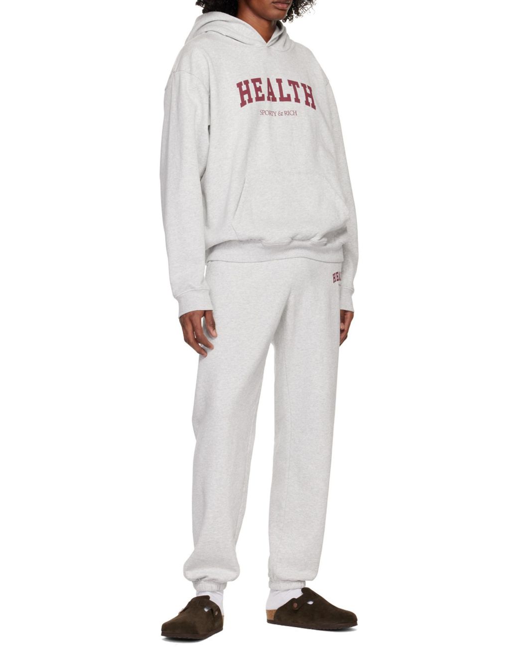 Sporty & Rich White Long-Sleeved Sweater for men