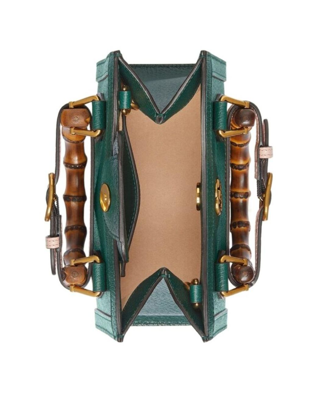 Gucci Green Mini Diana Top Handle Bag
