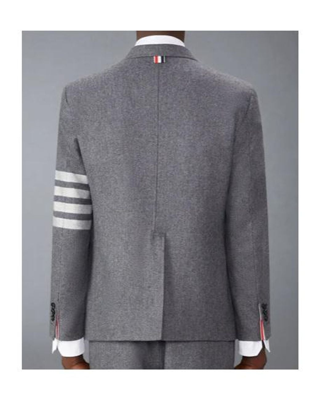 Thom Browne Gray 4-Bar Stripe Single-Breasted Blazer for men