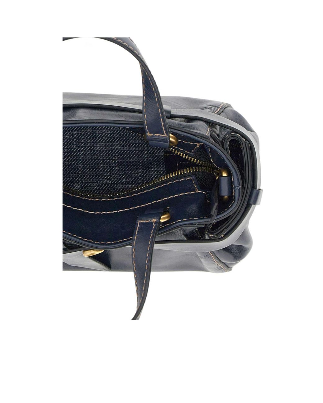 Gianni Chiarini Blue Miranda Knotted-Detail Handbag