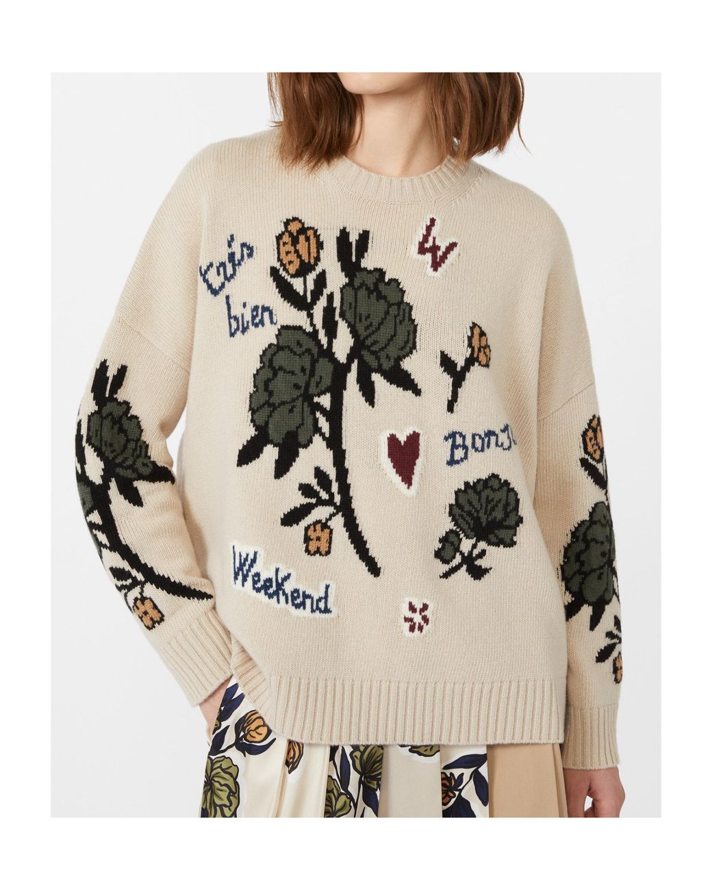 Weekend by Maxmara Natural Wool Knit Oversized Jumper