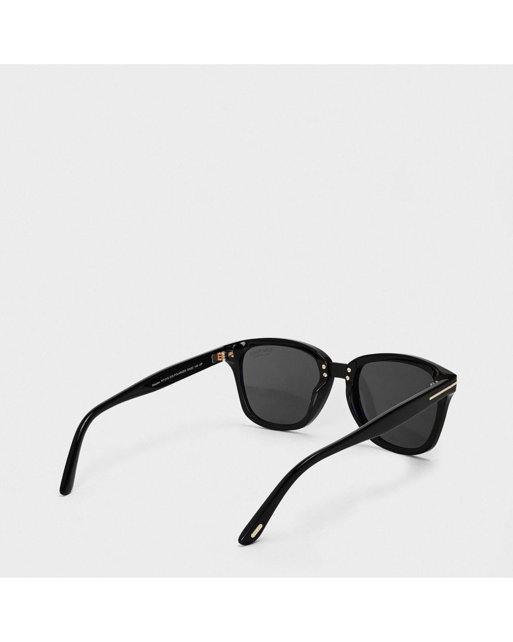 Tom Ford Metallic Frame-Style Sunglasses With A Rectangular Shape for men