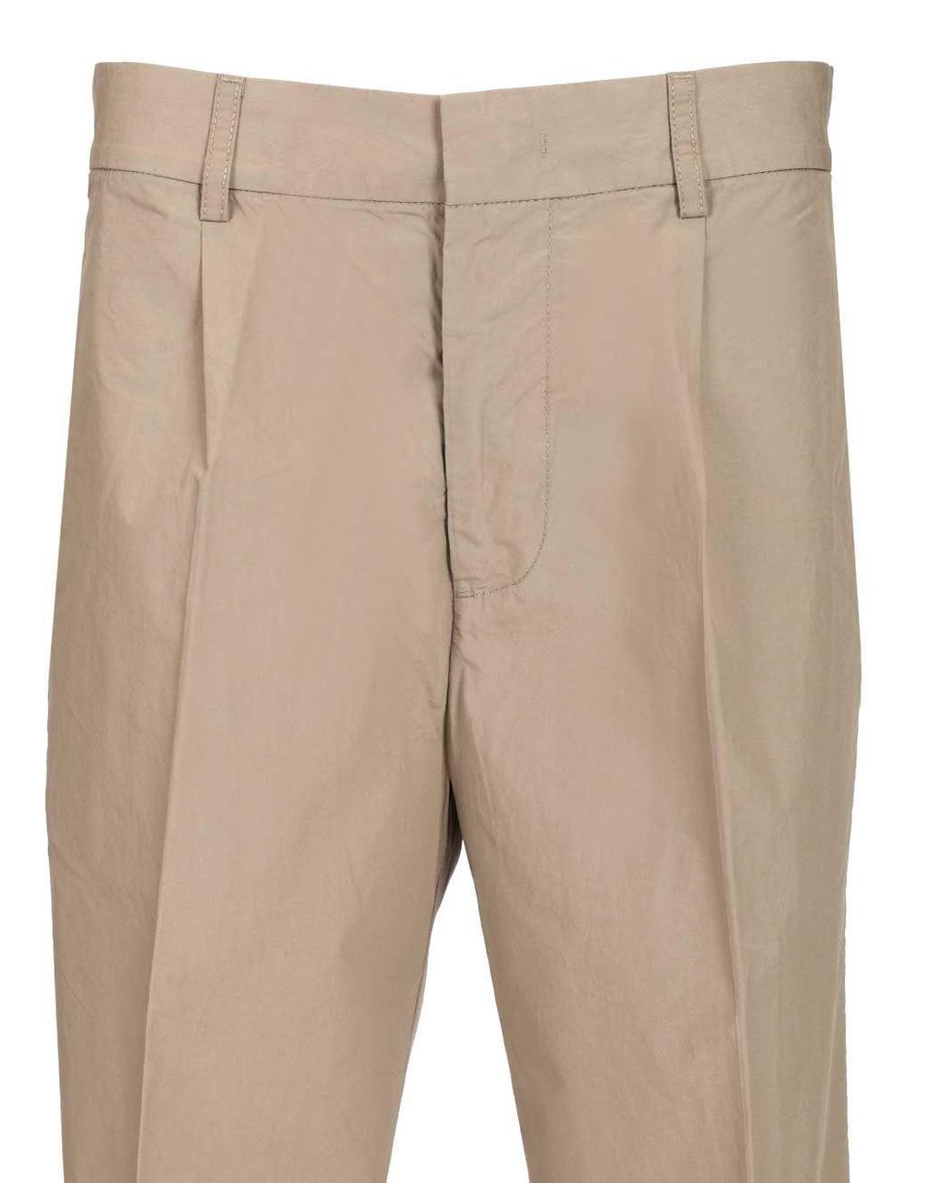 Emporio Armani Gray Lightweight Straight-Leg Pants for men