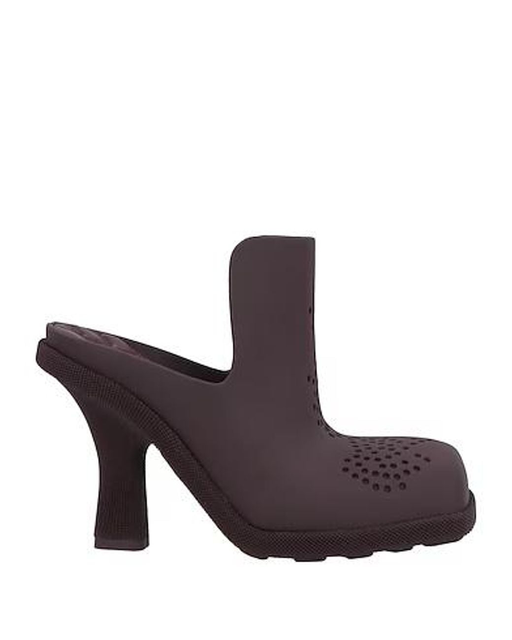Burberry Purple Rubber Mules