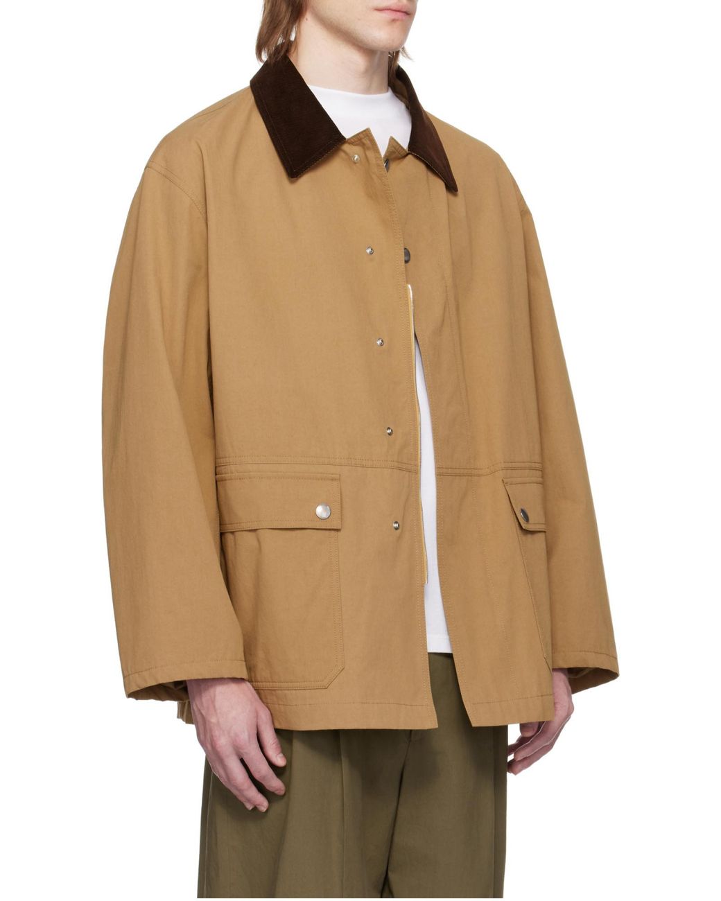 The Row Natural Frank Cotton Jacket for men