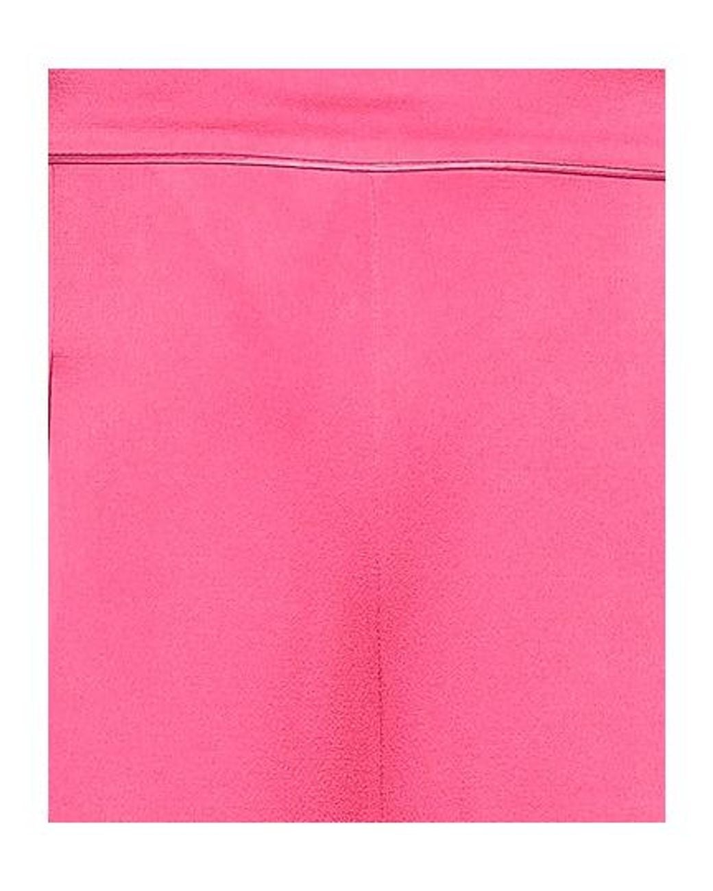 Max Mara Pink Loose Satin Trousers