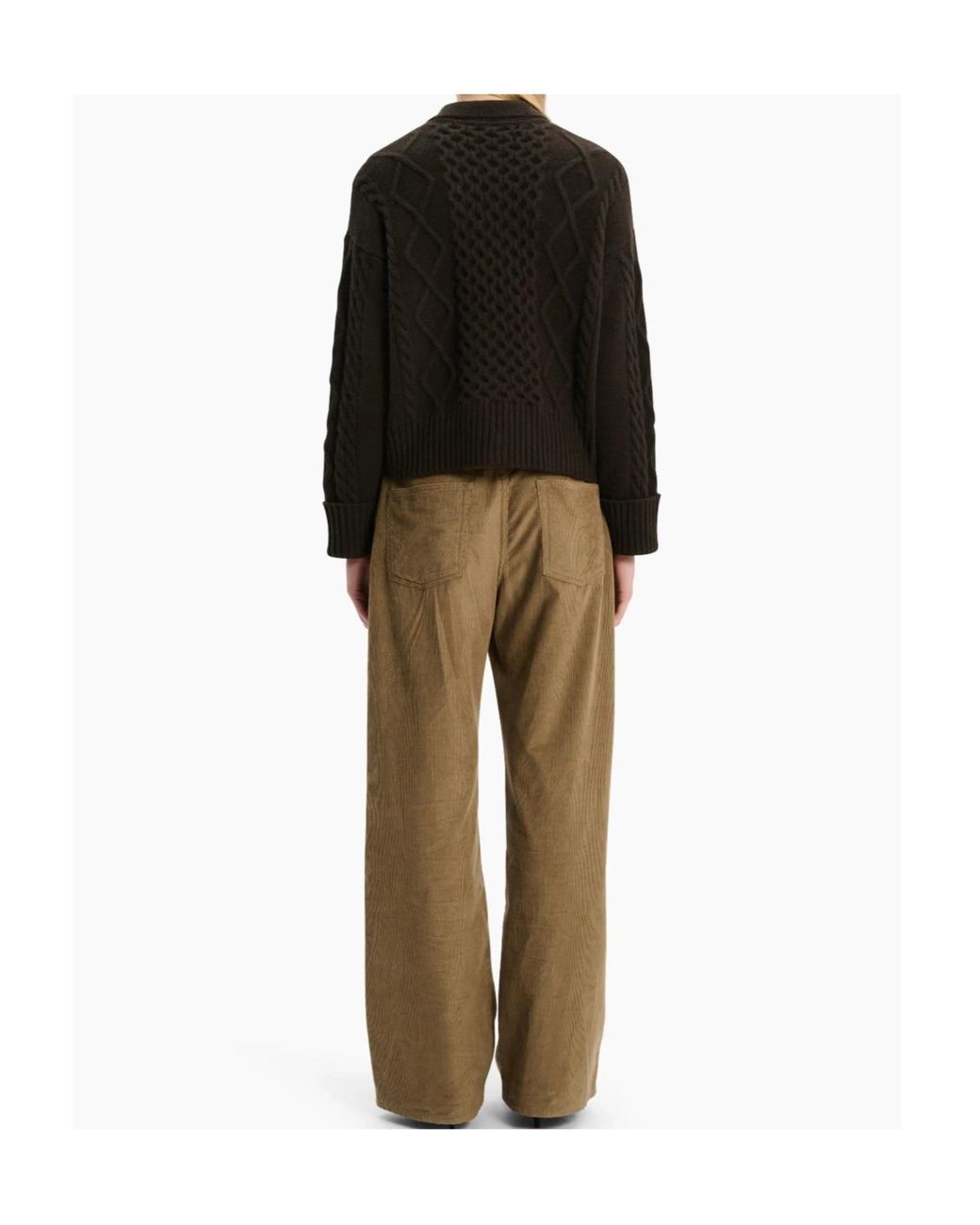 arch4 Black Long-Sleeve Knit Cardigan
