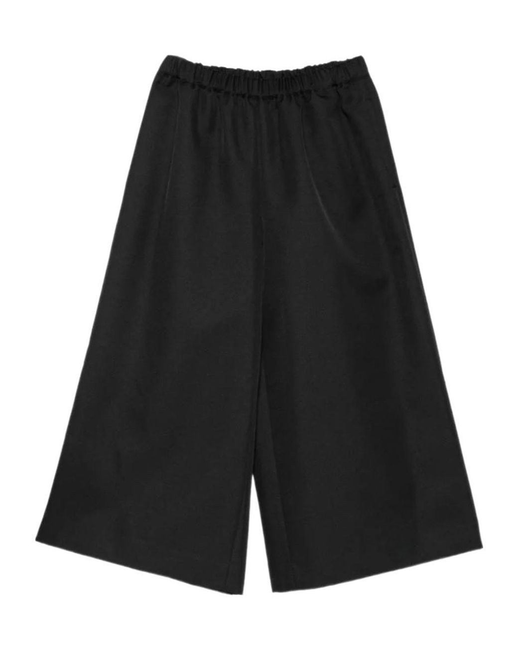 Comme des Garçons Black Pleated Wide-Leg Trousers