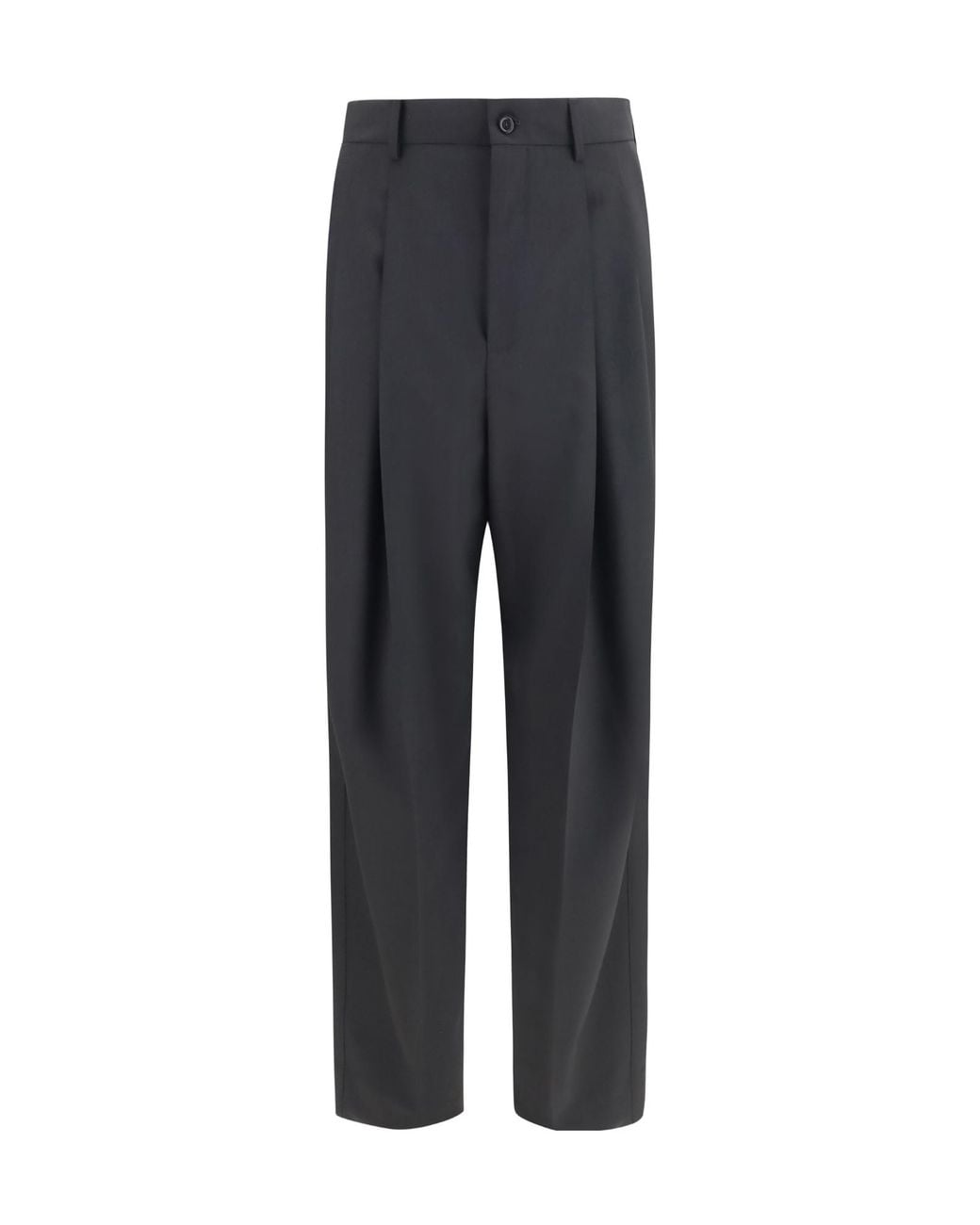Dolce & Gabbana Gray Pleated Pants for men