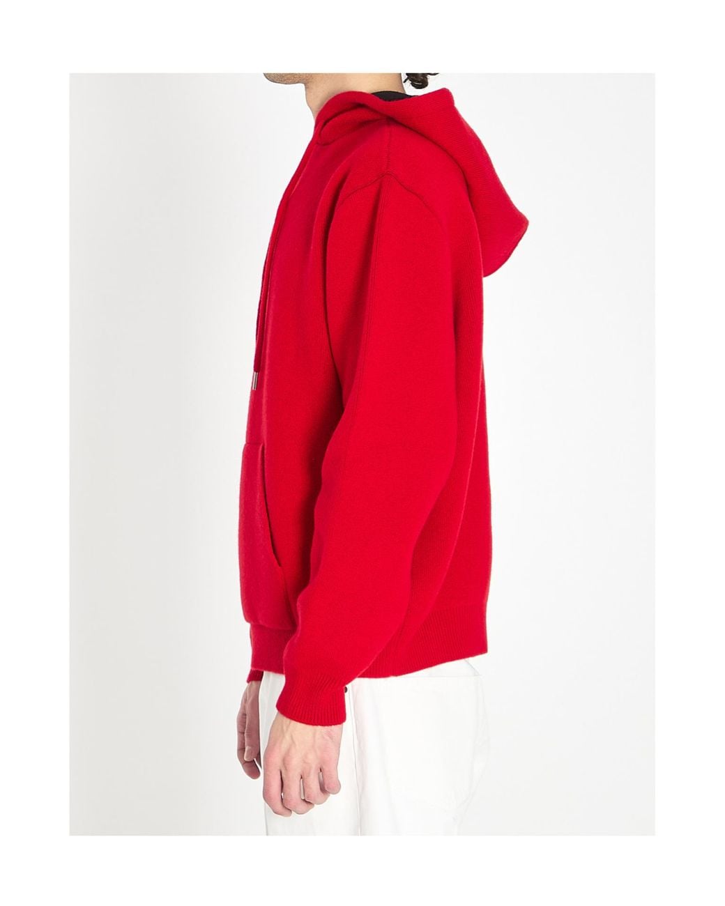 Céline Red Hooded Sweater for men
