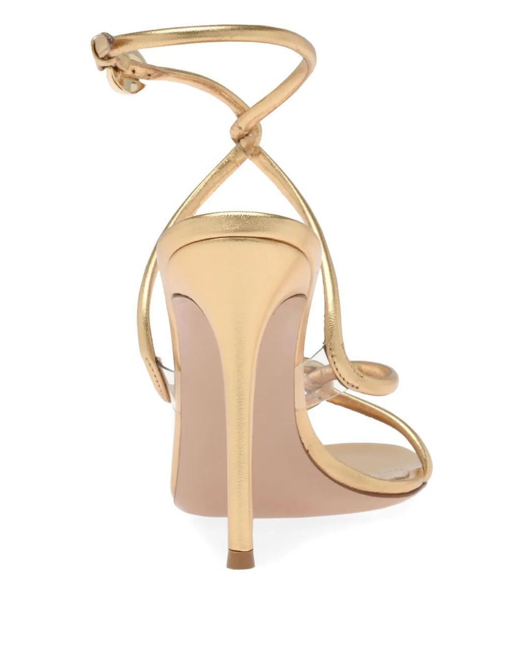 Gianvito Rossi Metallic 105Mm Mamba Sandals