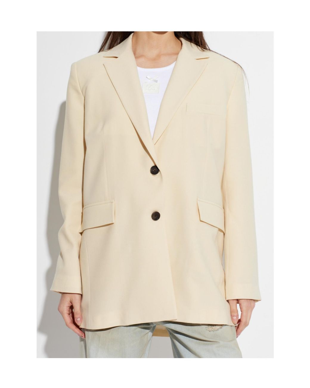IRO Natural Long-Sleeved Suit Jacket