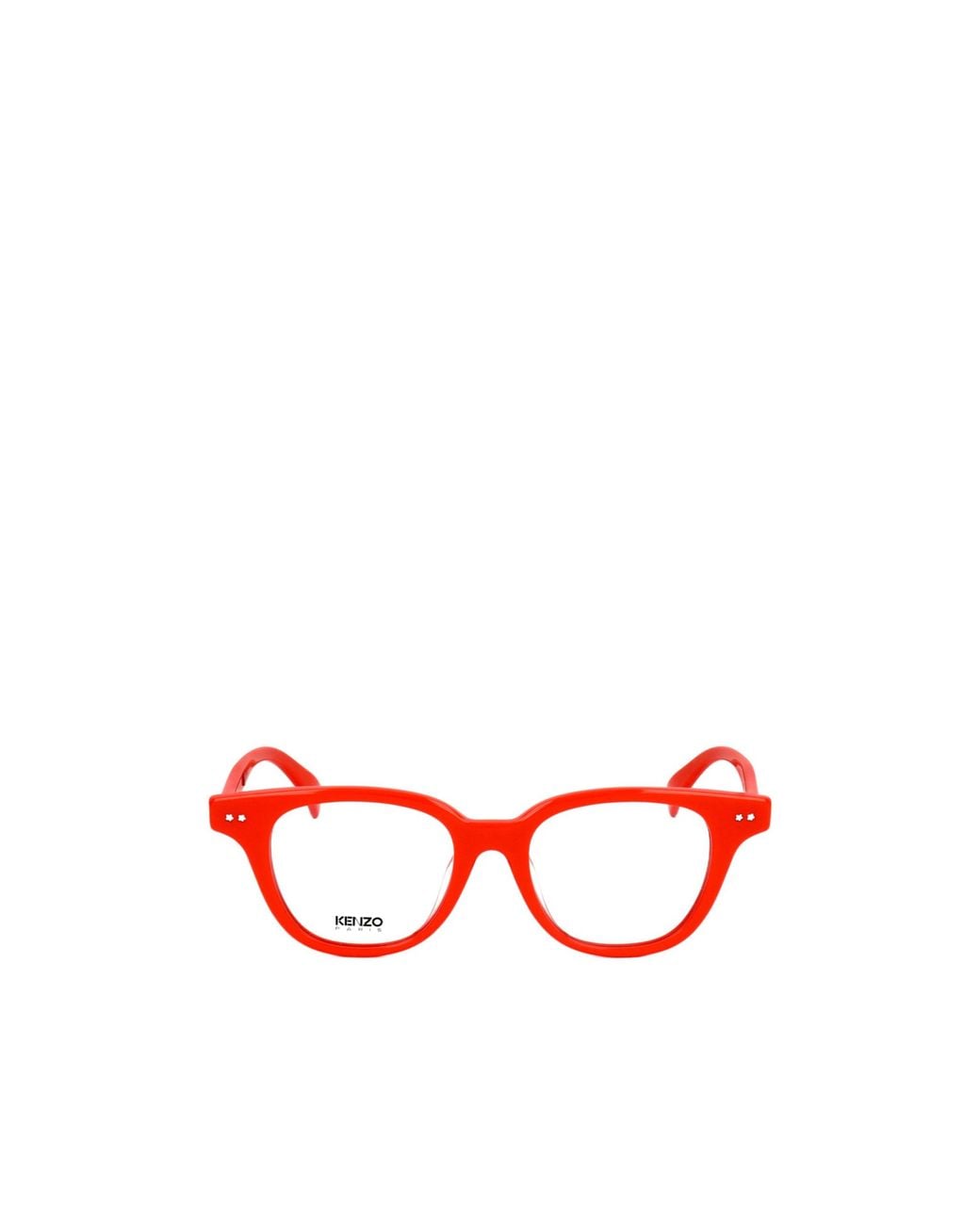 KENZO Red Geometrically Framed Flat Mirror for men