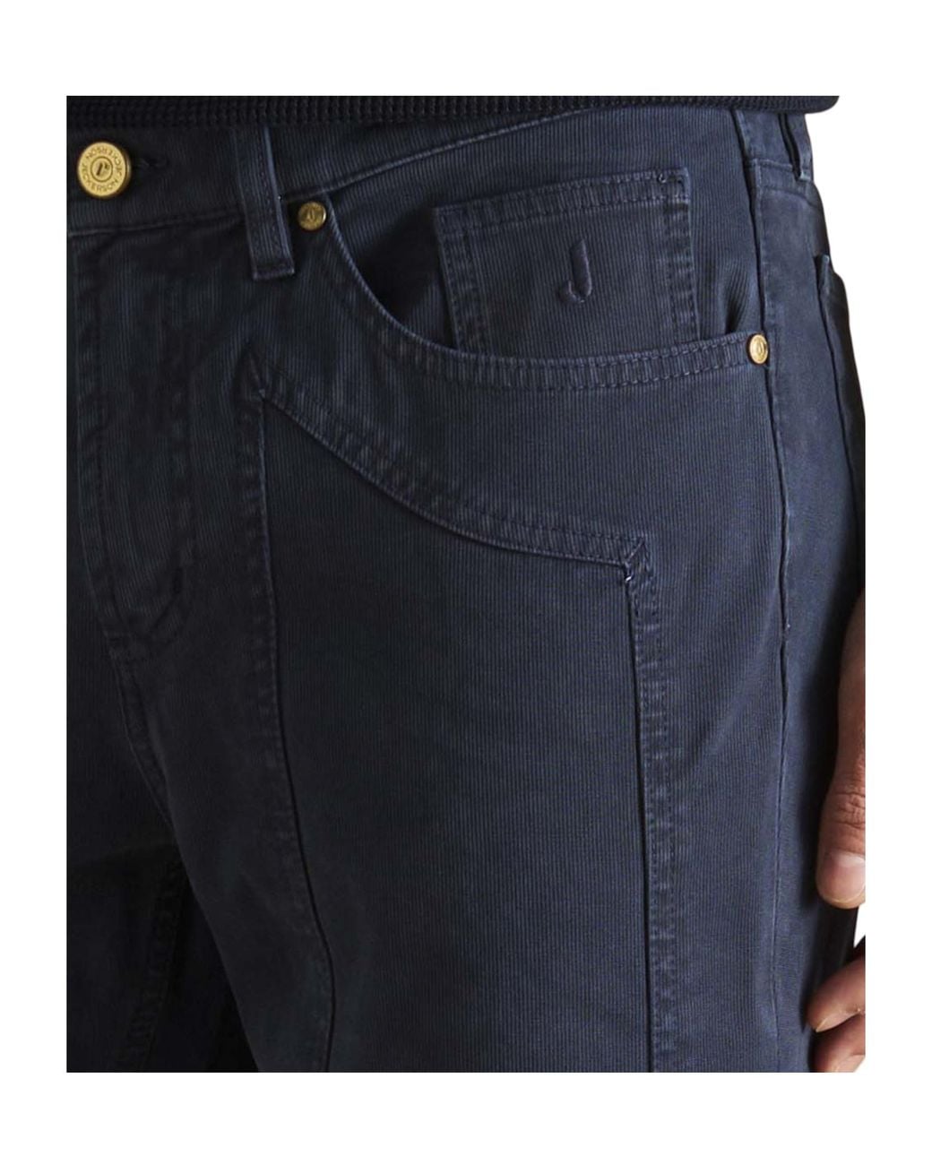 Jeckerson Blue Belt Loop Jeans for men