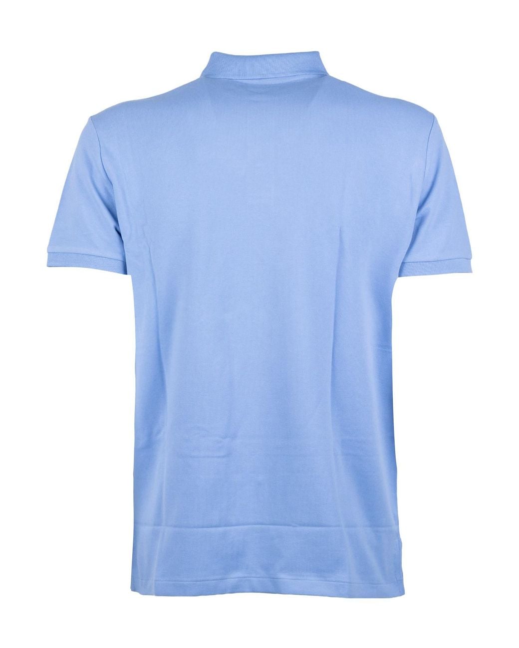 Ralph Lauren Blue Polo Custom Slim Fit Stretched Polo Shirt for men