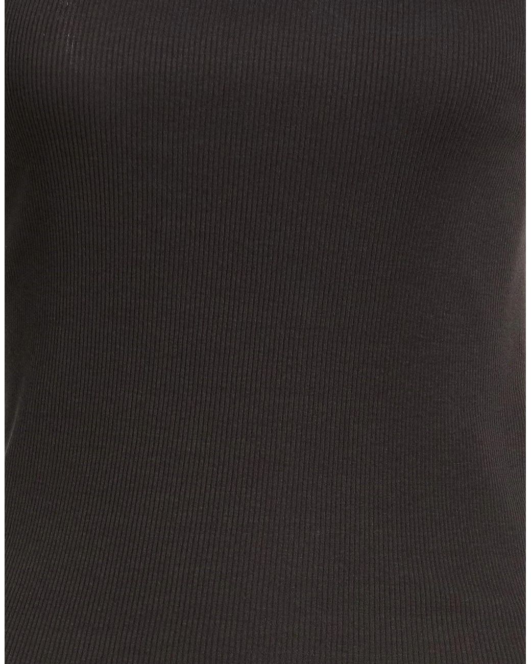 Rag & Bone Black Tank Top Organic Cotton, Elastane