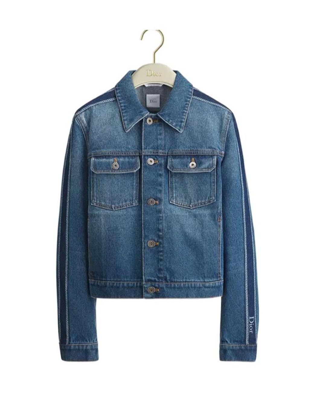 Dior Blue Cropped Jacket